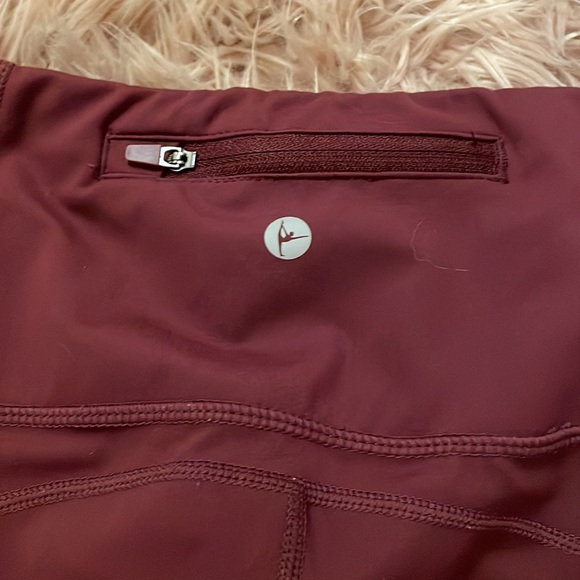 Leggings 90 Degree by Reflex Maroon Small - Picture 4 of 10